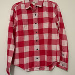 Pact  Mila Flannel Shirt Women’s S Red Gingham‎ 100% Organic Cotton NWT Photo 0