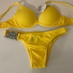 Brazilian Size XS/S Bright Yellow Bikini Set. New With Tags Photo 0