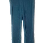 Betabrand Green Blue Printed Straight Leg Dress Pants Photo 0