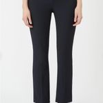 Ecru  Women’s Cotton Blend Stretch Flared Pants Midnight Blue Size 4 Photo 6