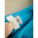 Alexis Bright Blue Sheath Sleeveless Crewneck Side Cutout Lune Gown Size Small Photo 10