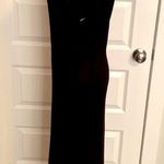 H&M || Black short sleeve long sweater dress with bejeweled collar. Photo 2