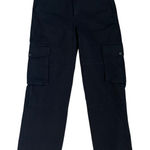 Aritzia TNA Black Corbett Wide Leg Twill Cargo Pants Size 4 Photo 0