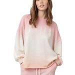 Rails Reeves Pink Peach dip dye sweatshirt NWT Size Small Photo 0