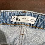 ZARA  High-Waist Straight Leg Jeans with Split Hem Normcore Casual Minimalist 8 Photo 3
