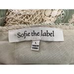 Sofie the Label Carmine Crochet Mini Dress Size Large Green Photo 6