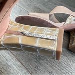 Donald J Pliner Katya Cutout Block Heel Shoes Size 7.5 Tan Neutral Beige Leather Photo 9