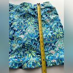 Jean Pierre Klifa Bohemia Skort ruffled green blue paisley floral M Size M Photo 5