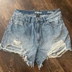 Baggy Distressed Jean Shorts Size 29 Photo 0