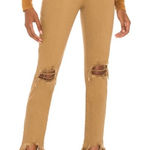 L’Agence High Rise Frayed Ankle Jeans Sahara Photo 0