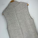 Michael Stars Womens Longline Sweater Vest Sz Medium Chevron Knit Open Front Photo 10