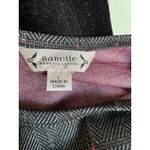 Nanette Lepore Nanette‎ Lepore Womens Pullover Sz L Long Sleeve Plaid Double Knit Black NEW Photo 8