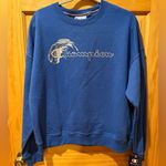 Champion NEW Womens Large Blue Powerblend
Fleece Crewneck Sweatshirt Photo 0