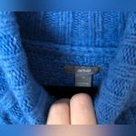 Aerie Oversized Blue Cable Knit Turtleneck Photo 3
