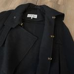 Loewe Black  wool military cape Photo 5
