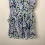 MISA Los Angeles  Light Blue Periwinkle Floral Alona Mini Dress womens Small Photo 9