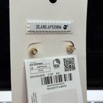 Mango Gold and Pink Lip Drop Dangle Gem Beads Rhinestone Earrings New with Tags Photo 5