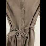 Japna Super Cute Olive  Short Sleeve Ruffle Dress by  Size S Photo 5