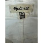 Madewell  90s Straight Crop Jeans Women's‎ Size 32 White Raw Hem Denim Photo 3
