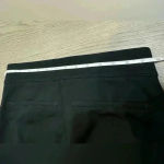 Spanx Women’s Black Rayon Elastic Straight Leg Pants Size L Photo 4