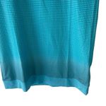 Nike Golf NWT Women's Size Medium Blue Half Button Activewear Polo Photo 2