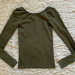 Free People  Low-Back Seamless Long Sleeve Top Photo 0