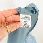 TALULAH  cottagecore coastal pinstripe babydoll tank top sky blue size M Photo 7