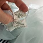 1960s Vintage Lisette Seafoam Blue Sheer Peignoir Robe and Dress Size XS Photo 9