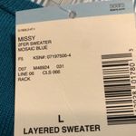 Laura Scott 🆕  layered blue scoop neck swea… Photo 5