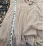 Listicle Womens Pink Swiss Dot Ruffle V Neck Puff Sleeve Romper M Photo 5