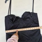 House Of CB  XL D-DD  'Flora' Black Satin‎ Pleated Corset Midi Dress NWOT Photo 5