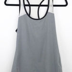 Athleta  gray chi‎ mesh tank racer back Photo 0