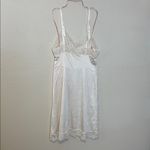 Vintage Lorraine cream satin slip dress with floral lace detail Size‎ Large Photo 6
