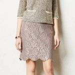 Yoana Baraschi Anthropologie  Reveillon Sequin Mauve Pencil Lined Formal Skirt 0 Photo 8