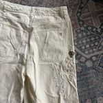 Anthropologie  Pilcro Embroidered Cropped Bow Pants Photo 7