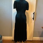 NWT Elegant Velvet velour tiered maxi Dress short sleeve xl(16 Photo 10