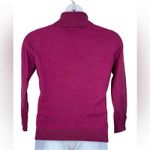 Tommy Hilfiger Magenta Turtleneck Sweater Button Cuff Size L Retro Photo 5