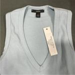 Anthropologie Drew Blue Fog Ribbed Sleeveless Bodysuit XS Photo 4