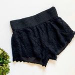 Ambiance Apparel Womens  Black Lace Shorts - Sz S Photo 3