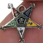 Vtg Order of The Eastern Star Tiny Pendent Women Secret Society Photo 0