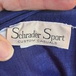 Schrader Sport Custom Casuals 80's Era Women's Vintage Blue Pleated Dress Size M Size M Photo 7