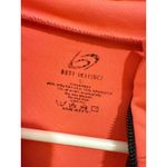 Body Instinct Activewear Jacket Running Track Zip Up Athletic Coral L‎ Orange Size L Photo 4