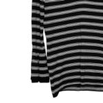 White House | Black Market  T-Shirt Top Size Small Black With White‎ Stripes Womens Photo 4