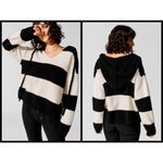 πATMπ Chenille Bold Stripe Hoodie Sweatshirt Size XS Photo 6