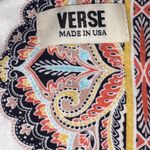 Verse Tank‎ Top Multicolor Paisley Sleeveless Casual Blouse Yellow Photo 2