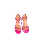 Salvatore Ferragamo Ferragamo NIB Ines 95 Stiletto Sandal in Hot Pink Size 9.5 Photo 2