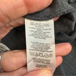 Loft Women's Crinkle Lace Peasant Sleeve Blouse Top M Med Medium Dark Grey Gray Photo 10