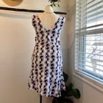 C/MEO COLLECTIVE  Retro Printed Ruffled Trim Sleeveless Dress Size Large NEW Photo 5