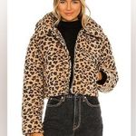 Lovers + Friends Brynlee Puffer Jacket in Cheetah (Size S) Photo 0
