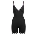 SKIMS  Fits Everybody Lace Triangle Onesie Onyx Size Medium Photo 2